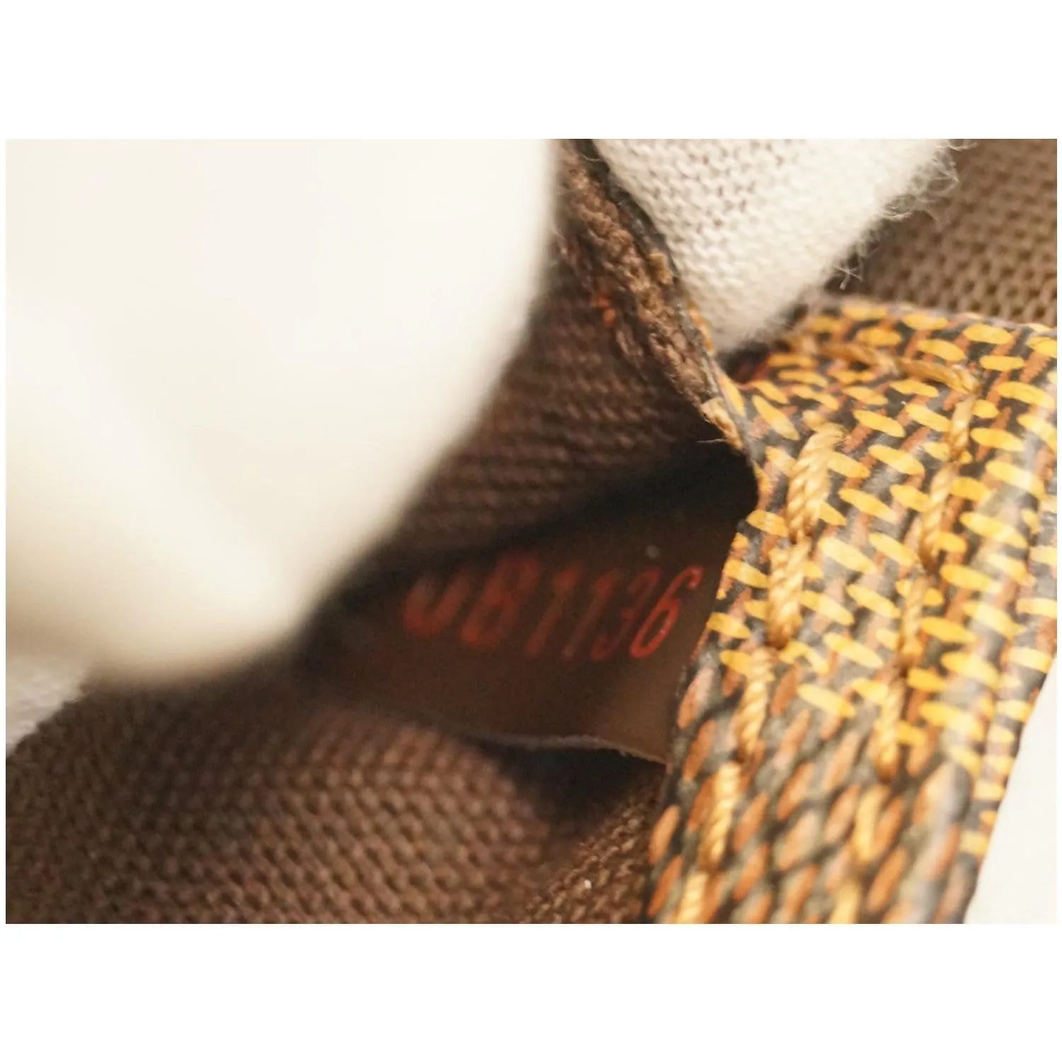 LOUIS VUITTON Geronimos Damier Ebene Hip Bag Brown