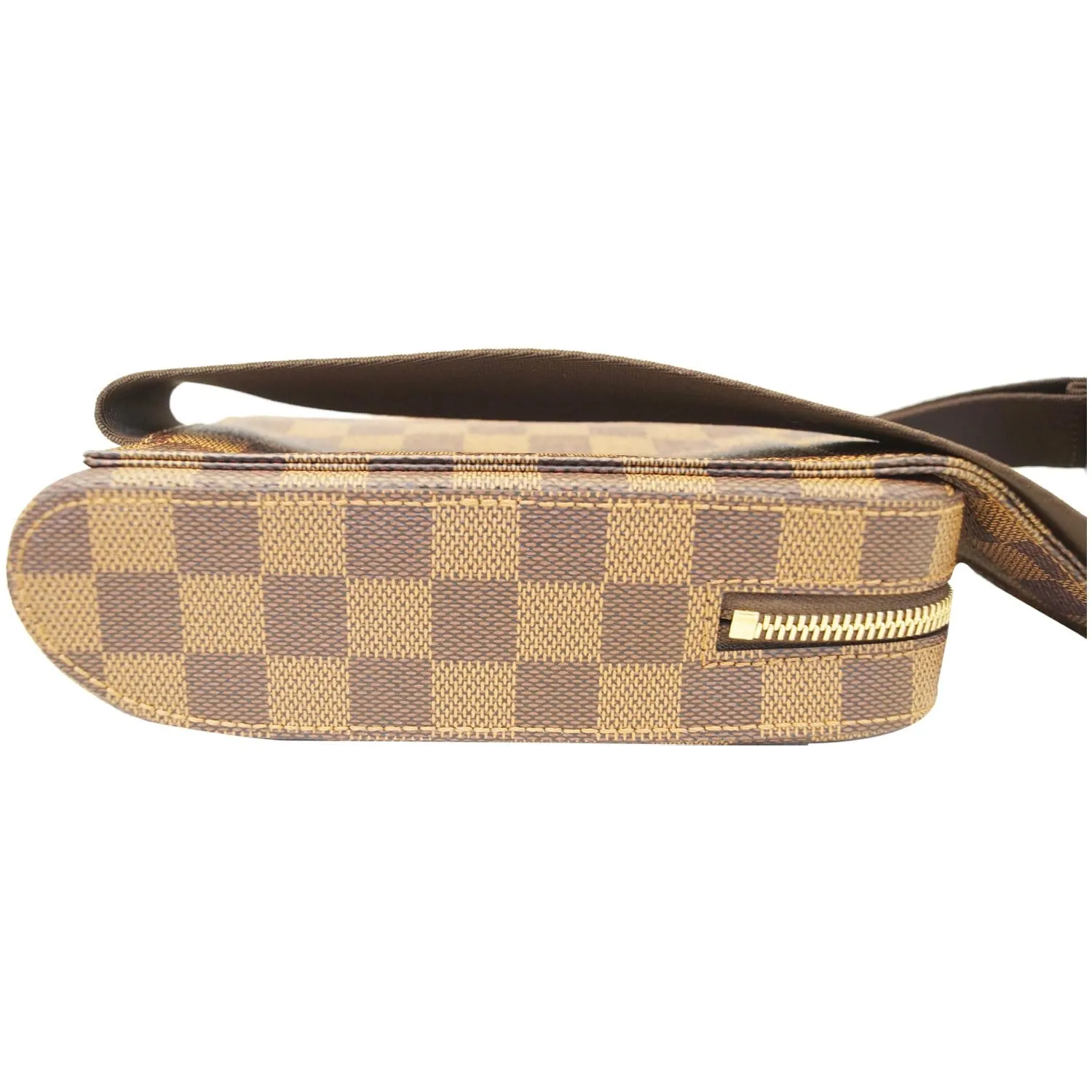 LOUIS VUITTON Geronimos Damier Ebene Hip Bag Brown