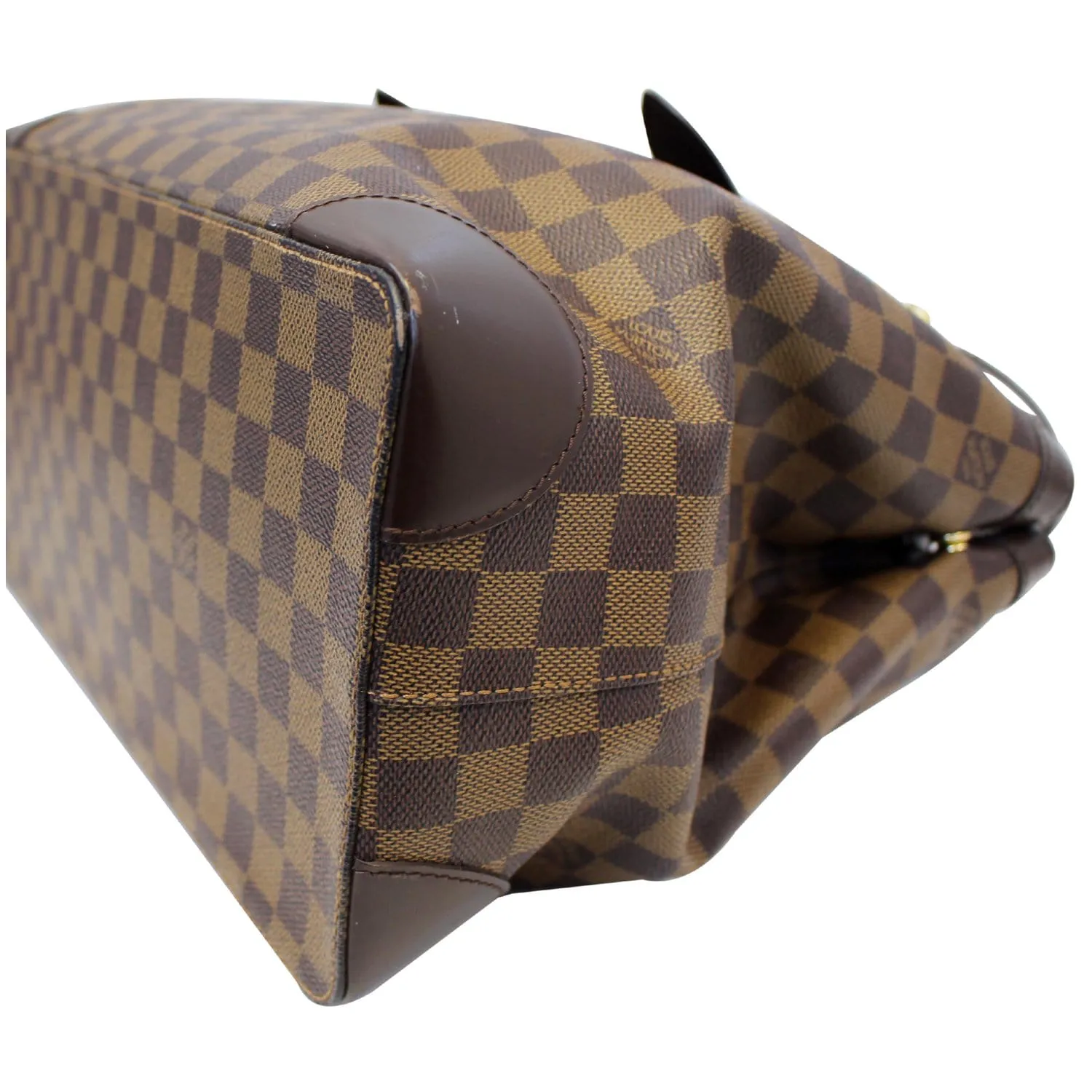 LOUIS VUITTON Hampstead MM Damier Ebene Shoulder Bag Brown