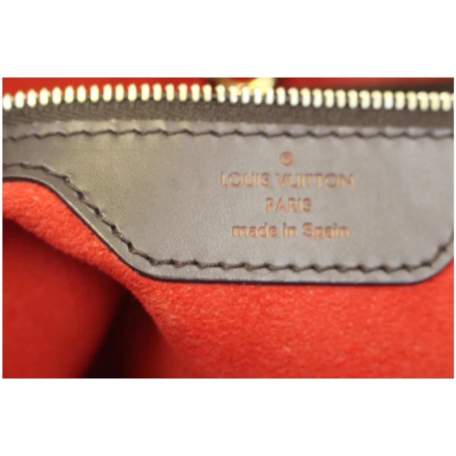 LOUIS VUITTON Hampstead MM Damier Ebene Shoulder Bag Brown