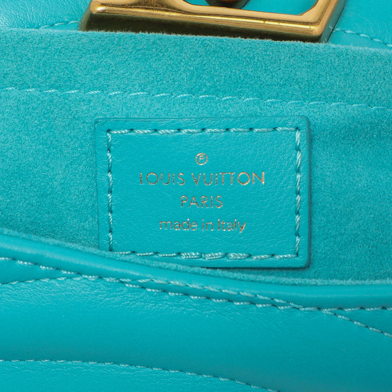 Louis Vuitton Malibu Green Calfskin New Wave Chain MM