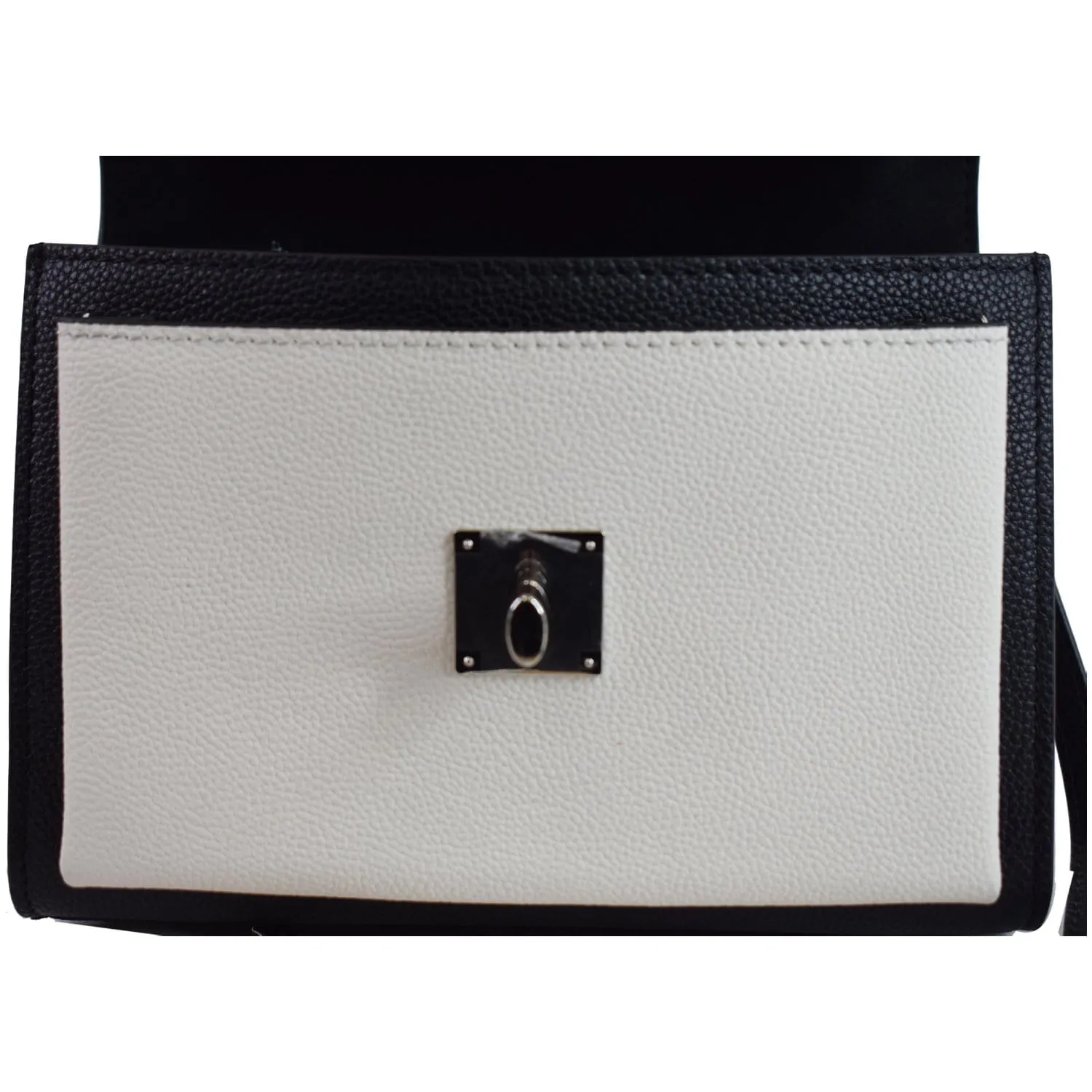 LOUIS VUITTON MyLockme BB Leather Crossbody Bag Black
