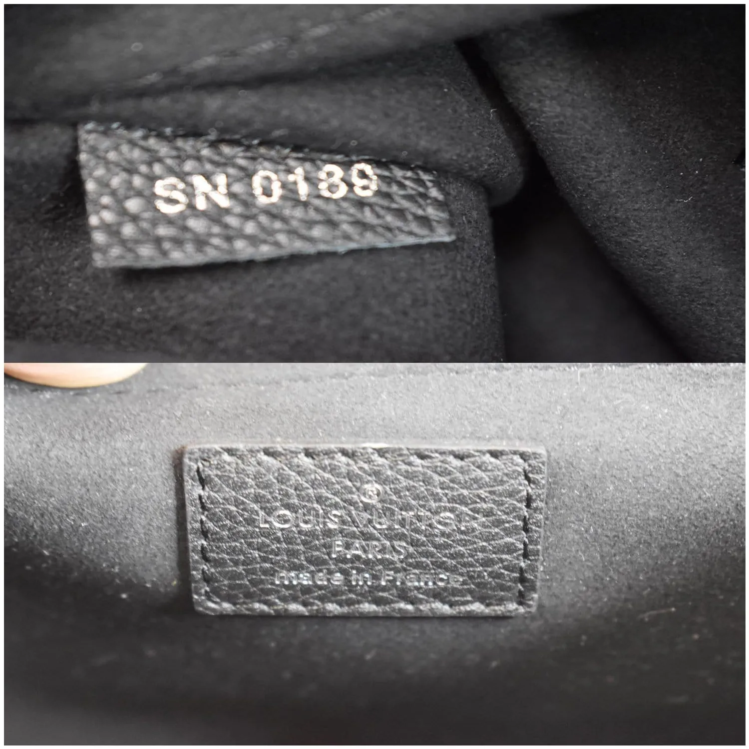 LOUIS VUITTON MyLockme BB Python Leather Crossbody Bag Black