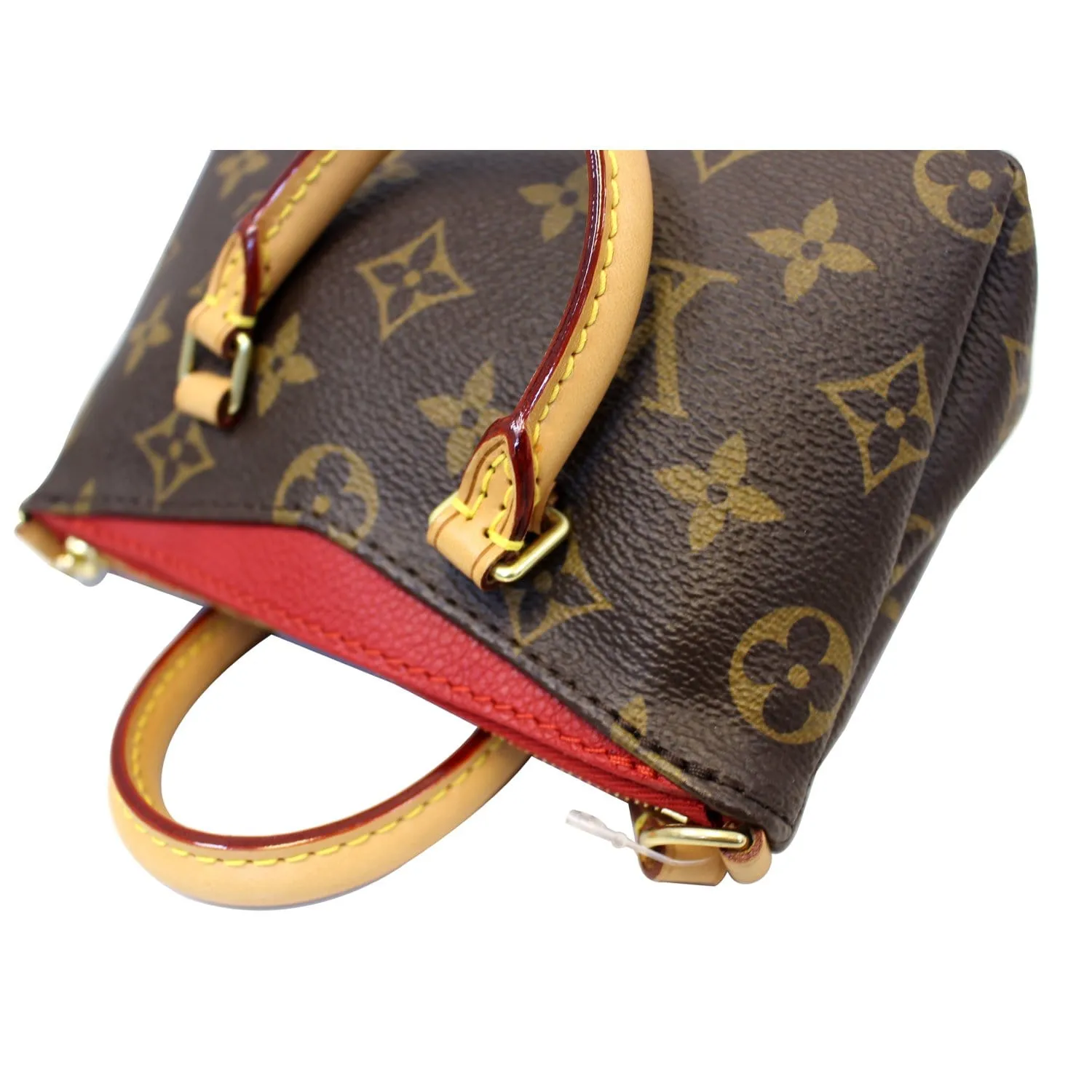 LOUIS VUITTON Nano Pallas Monogram Canvas Shoulder Crossbody Bag