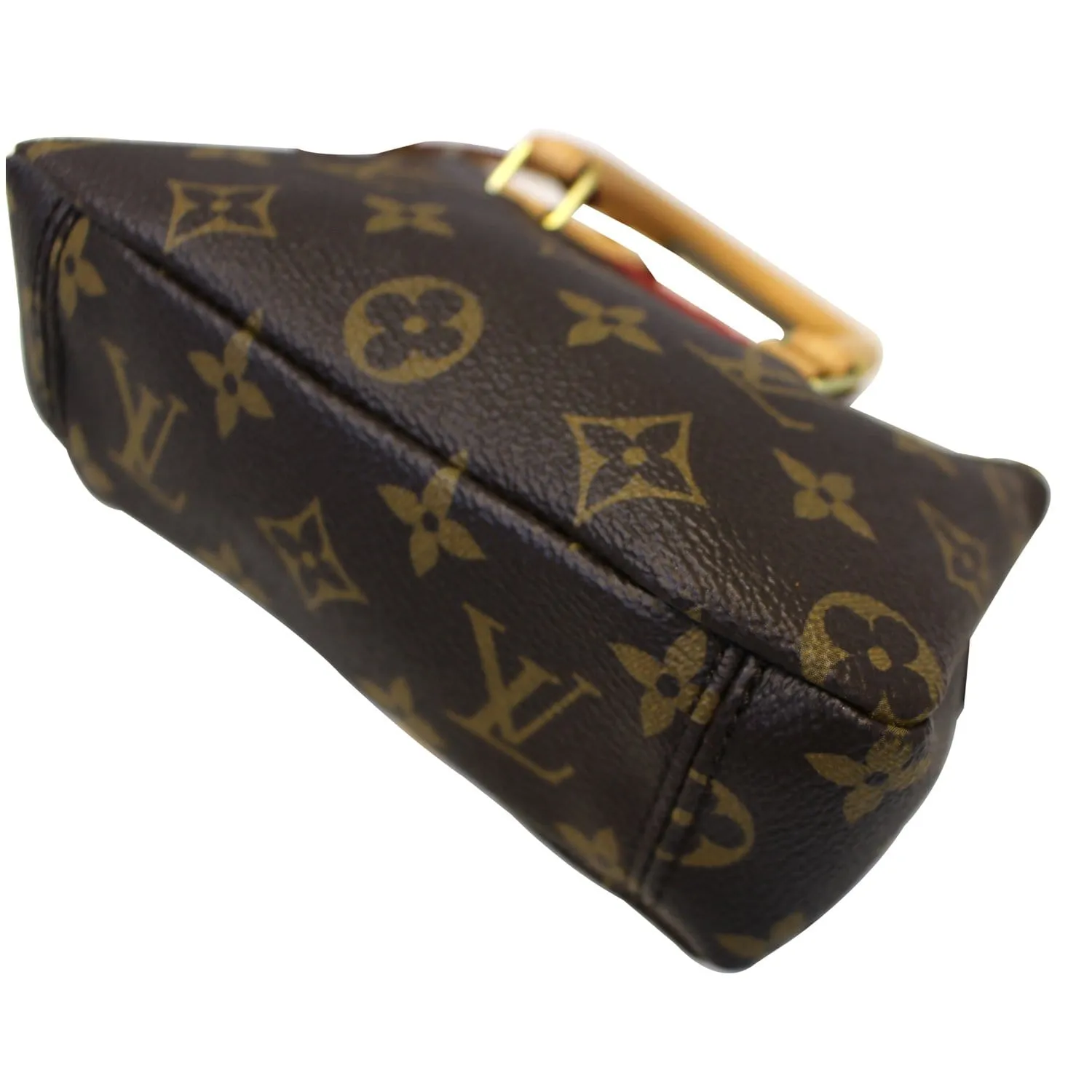 LOUIS VUITTON Nano Pallas Monogram Canvas Shoulder Crossbody Bag