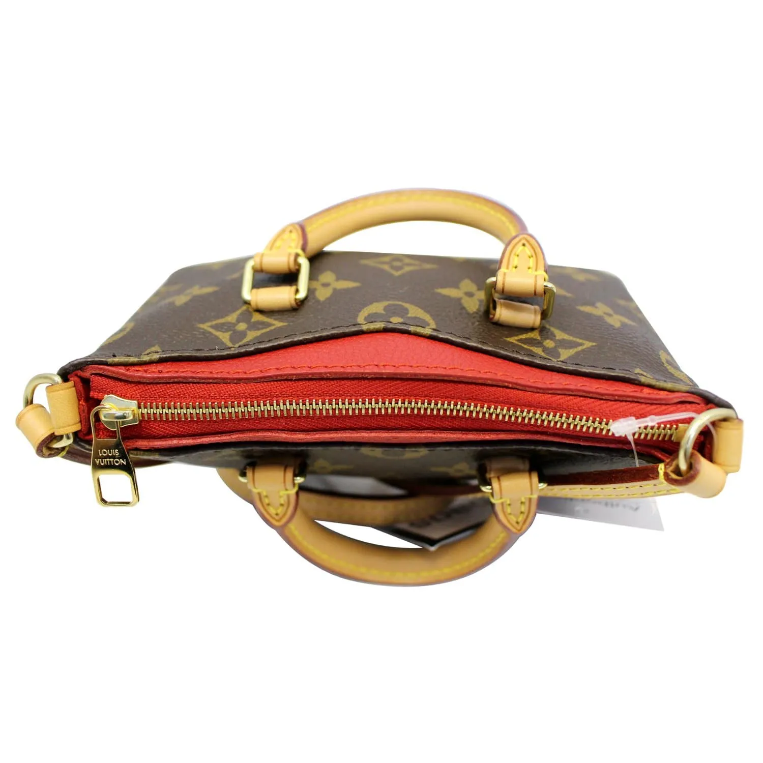 LOUIS VUITTON Nano Pallas Monogram Canvas Shoulder Crossbody Bag