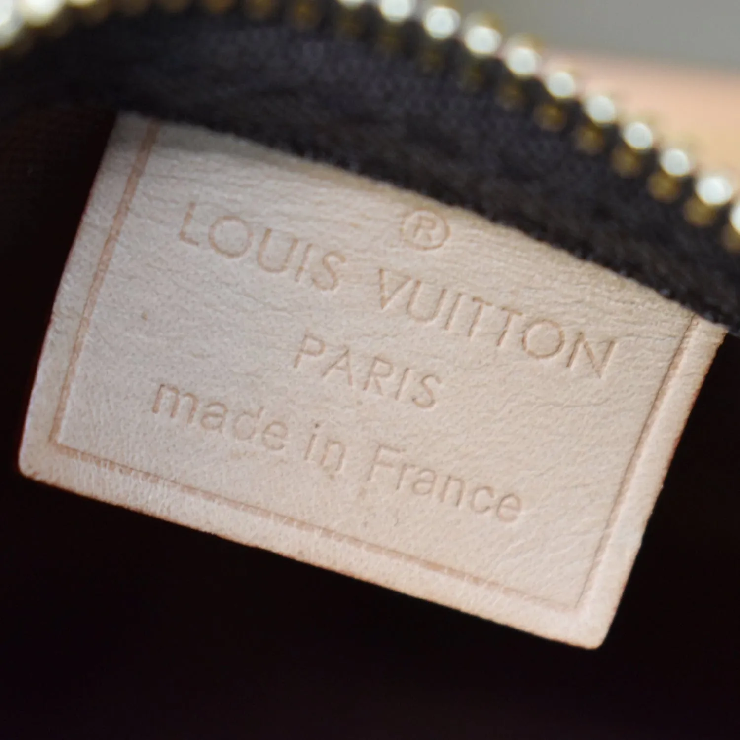 LOUIS VUITTON Nano Speedy Monogram Canvas Crossbody Bag Brown