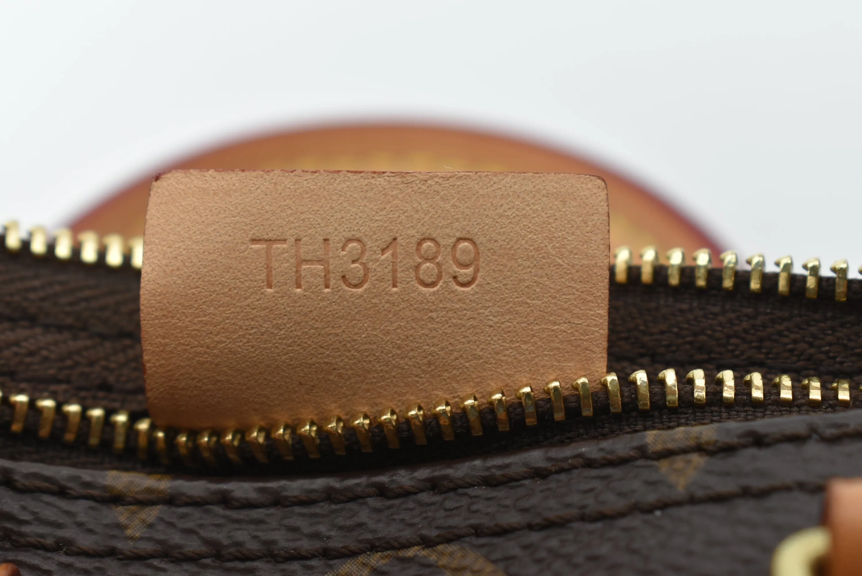 LOUIS VUITTON Nano Speedy Monogram Canvas Crossbody Bag Brown