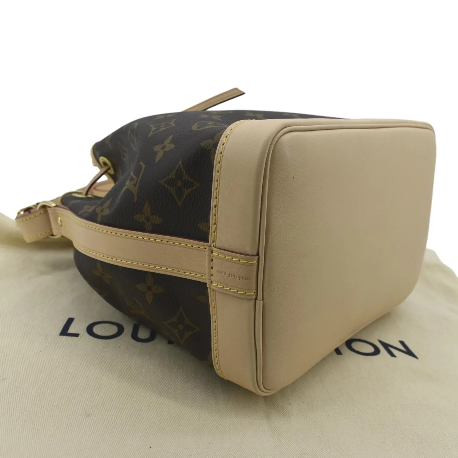 LOUIS VUITTON Noe BB Monogram Canvas Shoulder Bag Brown