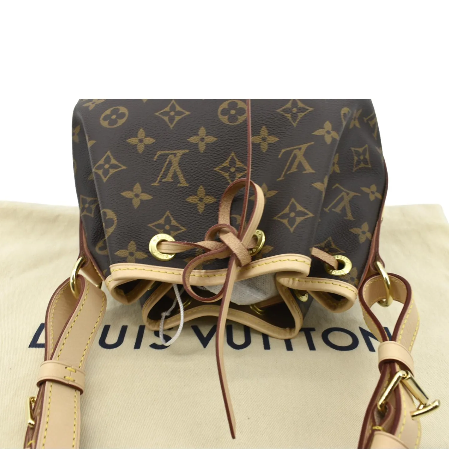 LOUIS VUITTON Noe BB Monogram Canvas Shoulder Bag Brown