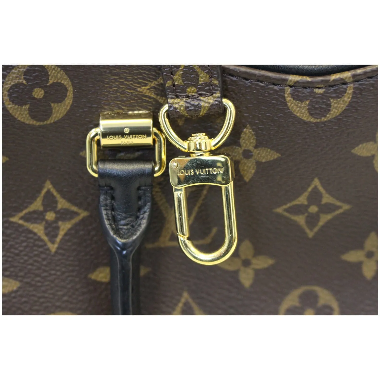 LOUIS VUITTON Pallas BB Monogram Canvas Shoulder Crossbody Bag Noir