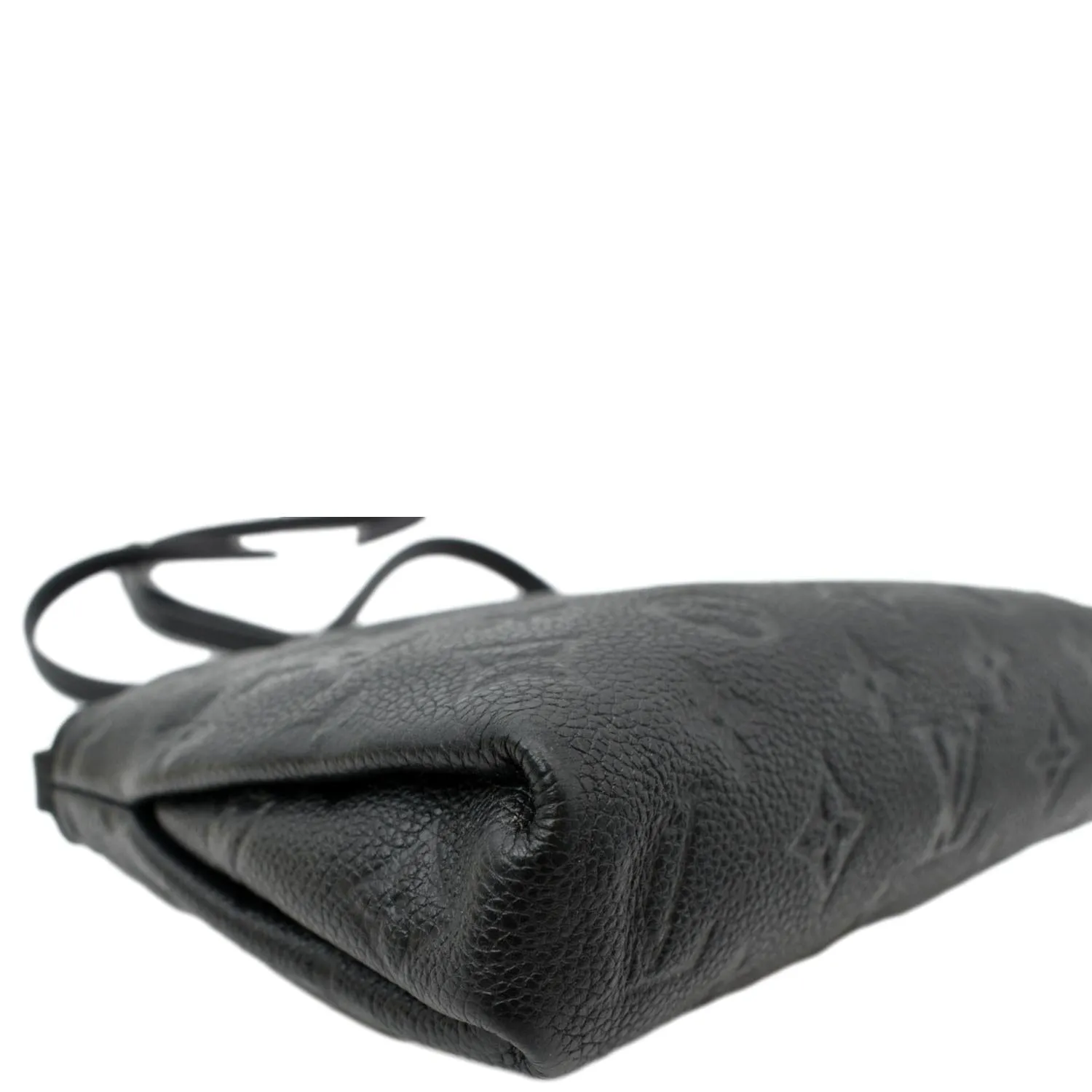 LOUIS VUITTON Pallas Monogram Empreinte Clutch Crossbody Bag Black