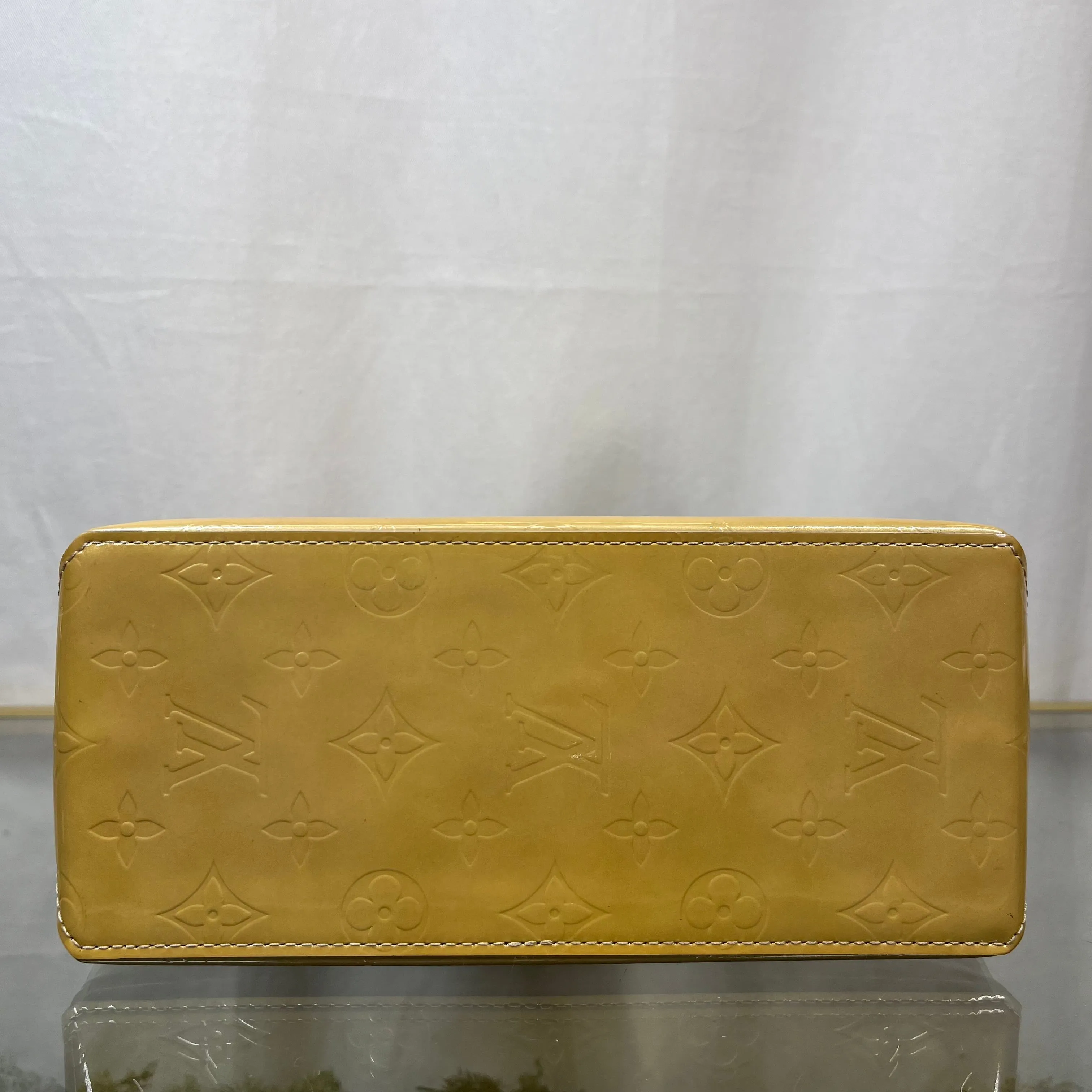 LOUIS VUITTON Reed PM Yellow Beige Top Handle