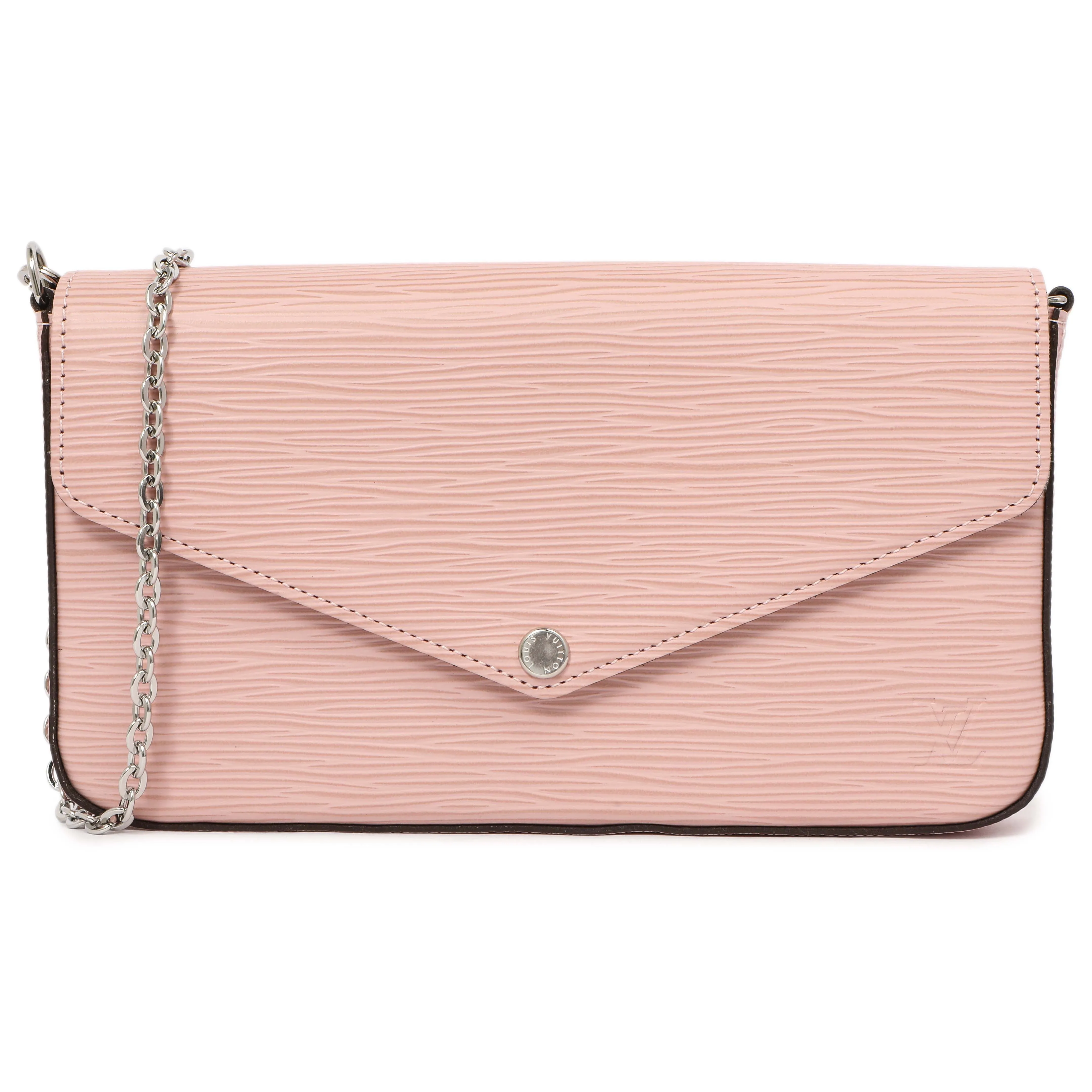Louis Vuitton Rose Ballerine Epi Pochette Felicie