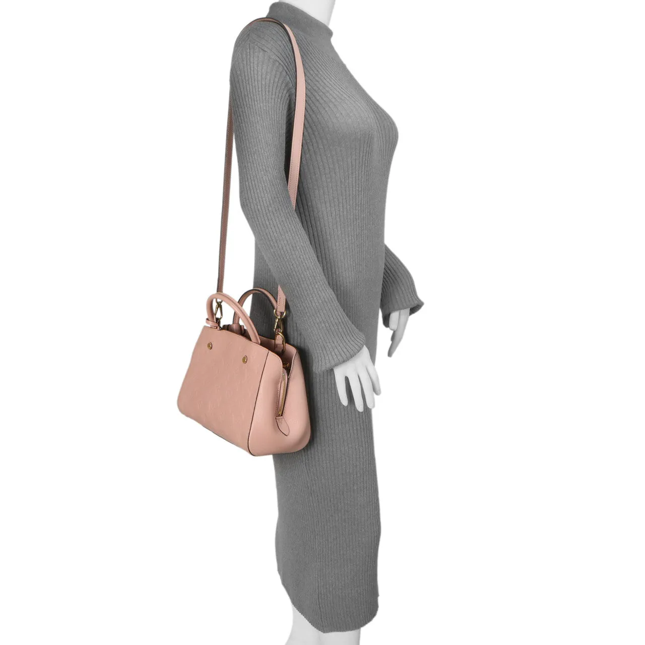 Louis Vuitton Rose Poudre Empreinte Montaigne BB
