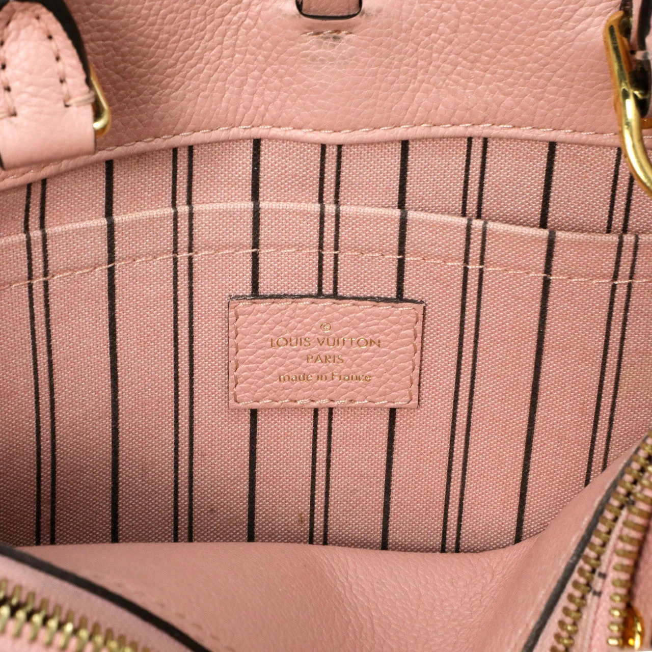 Louis Vuitton Rose Poudre Empreinte Montaigne BB