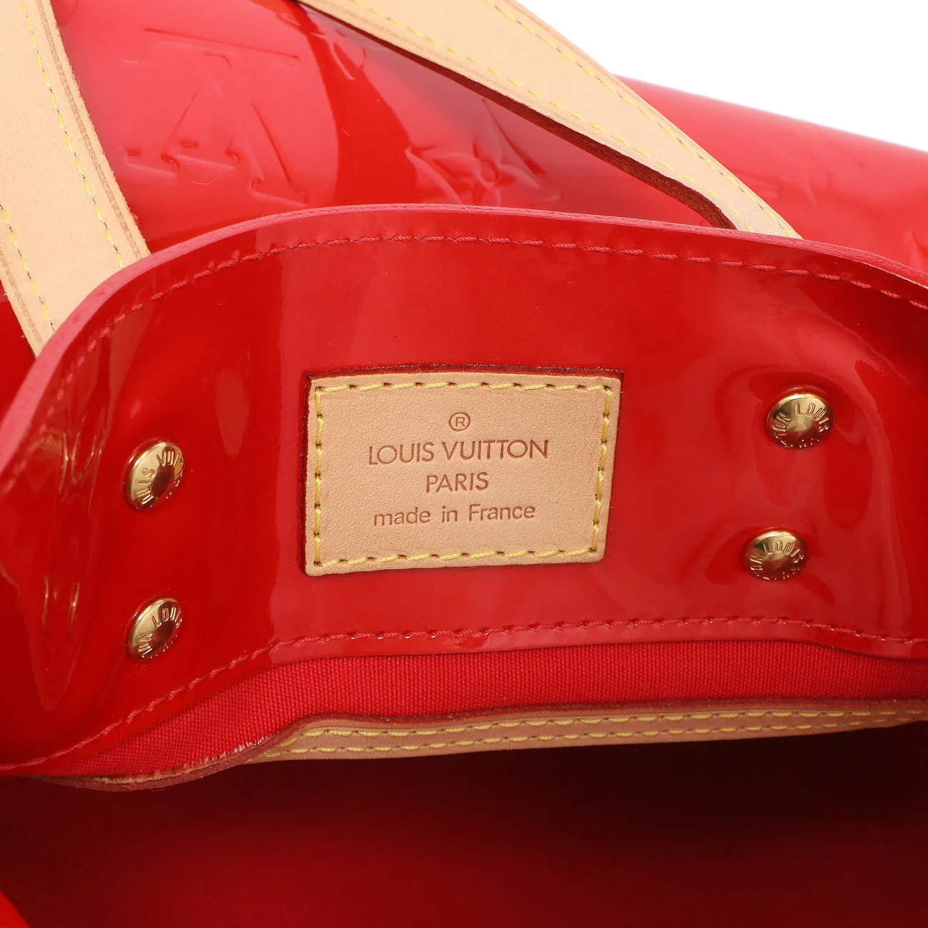 Louis Vuitton Rouge Vernis Reade PM