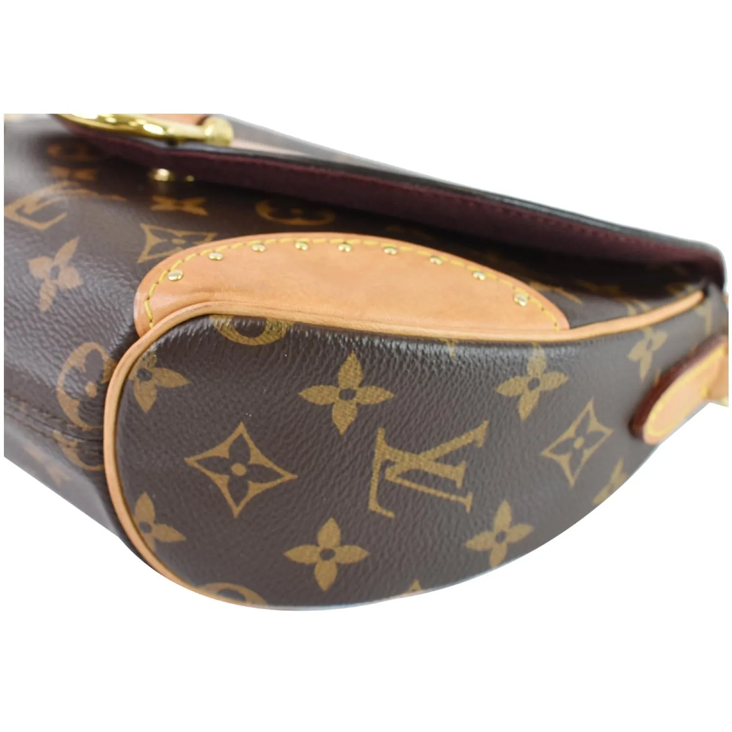LOUIS VUITTON Saint Cloud NM Monogram Canvas Crossbody Bag Brown