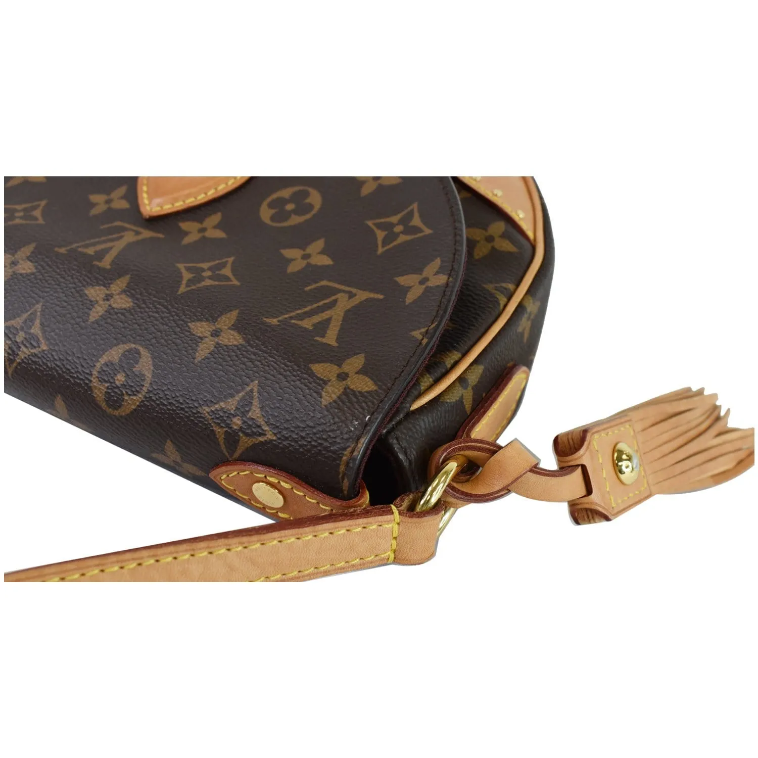 LOUIS VUITTON Saint Cloud NM Monogram Canvas Crossbody Bag Brown
