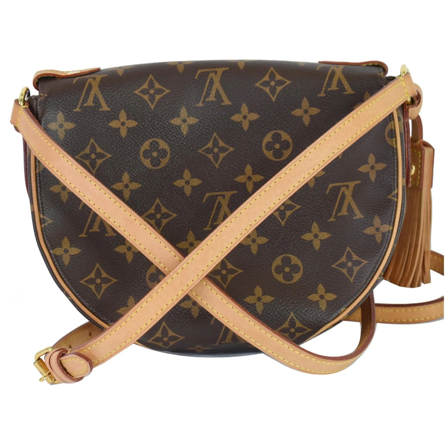 LOUIS VUITTON Saint Cloud NM Monogram Canvas Crossbody Bag Brown
