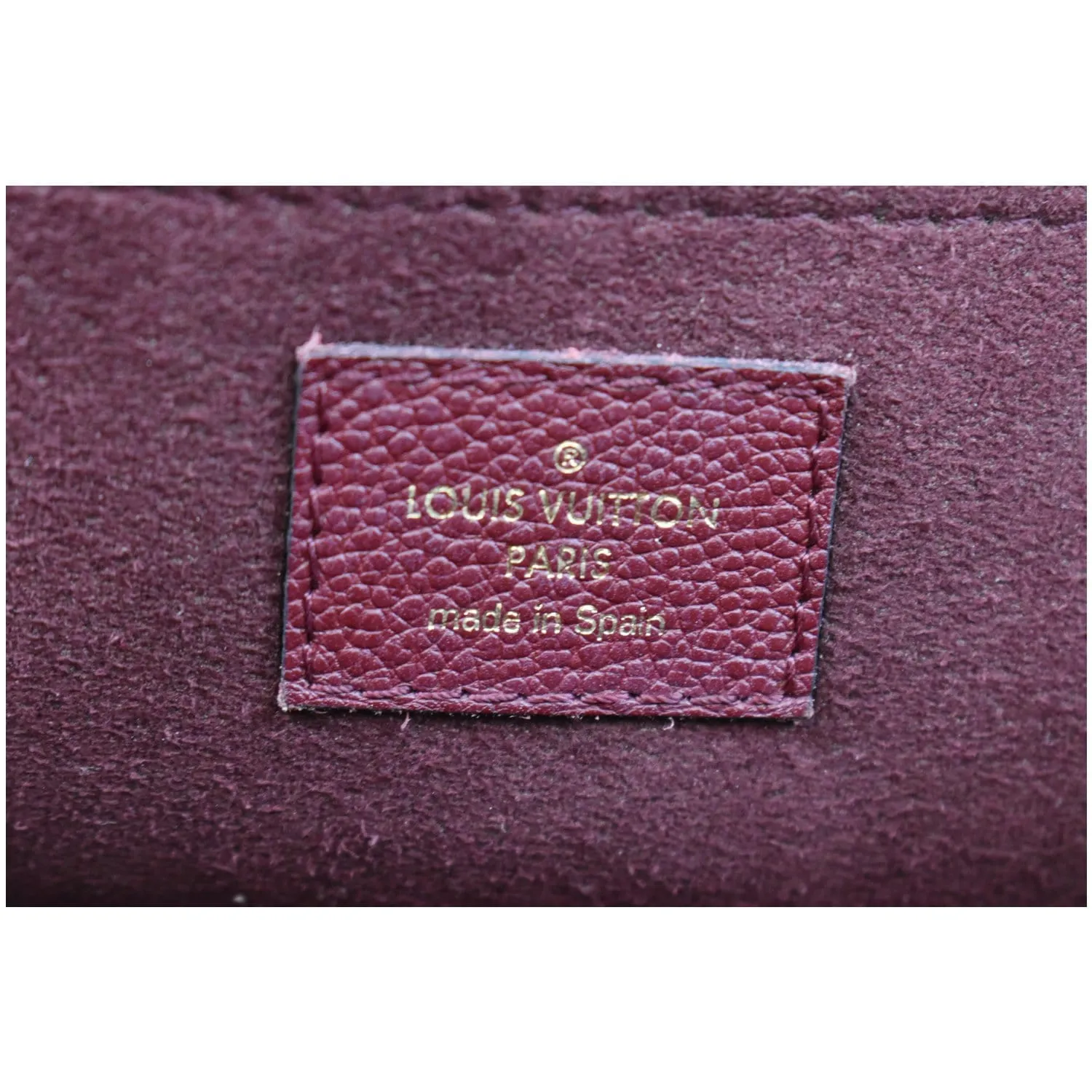 LOUIS VUITTON Saint Placide Monogram Canvas Crossbody Bag Bordeaux