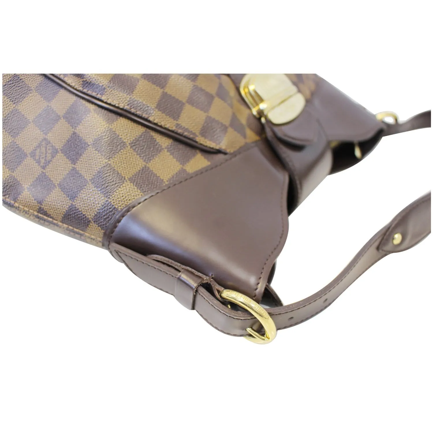 LOUIS VUITTON Sistina MM Damier Ebene Shoulder Bag