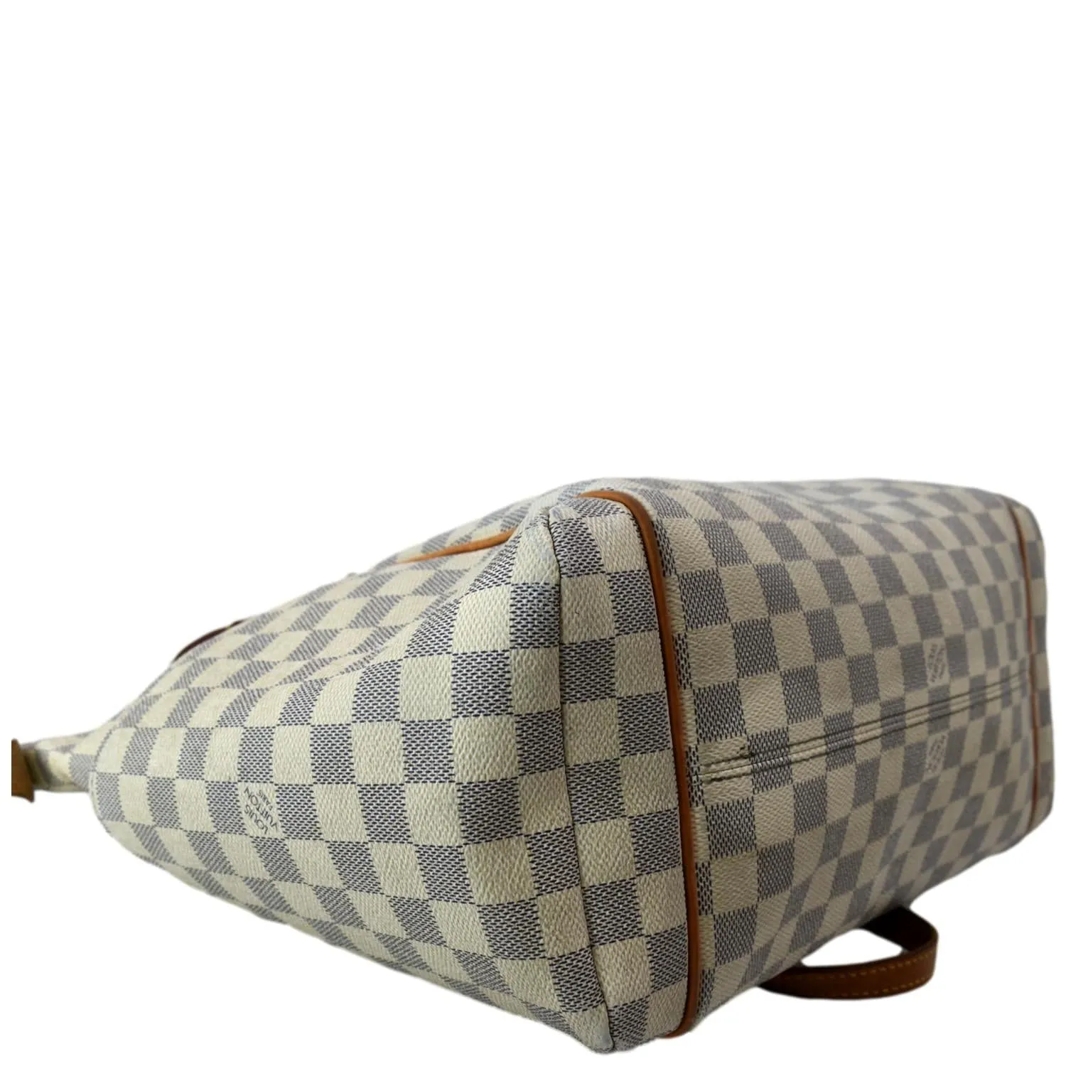 LOUIS VUITTON Totally MM Damier Azur Shoulder Bag White