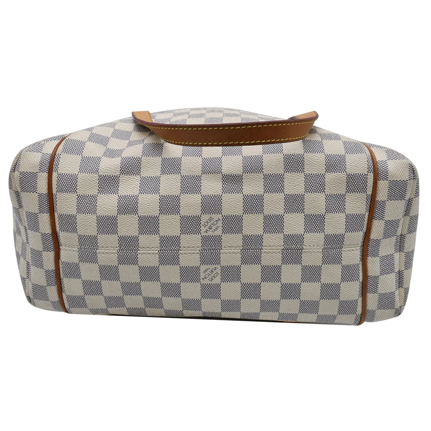 LOUIS VUITTON Totally MM Damier Azur Shoulder Bag White