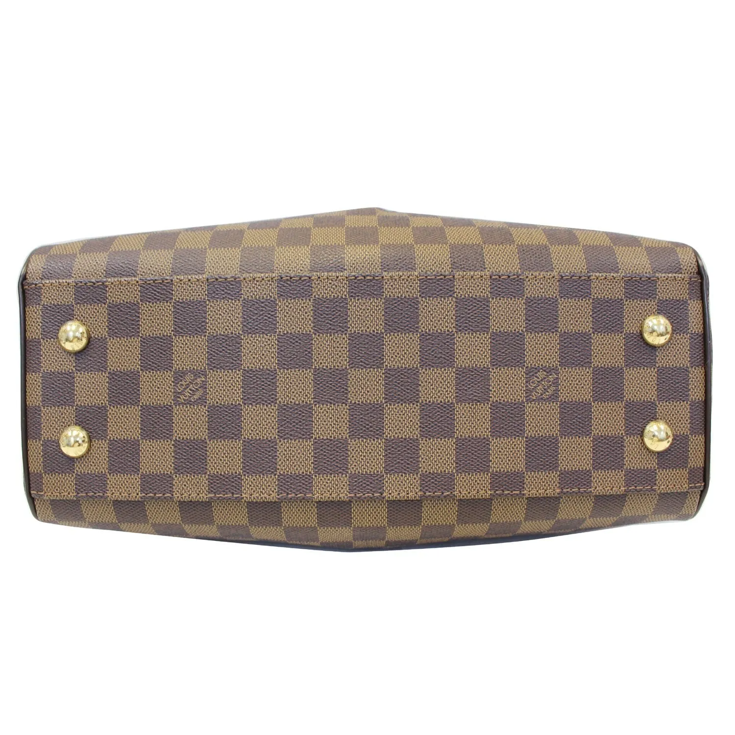 LOUIS VUITTON Trevi PM Damier Ebene Shoulder Bag Brown