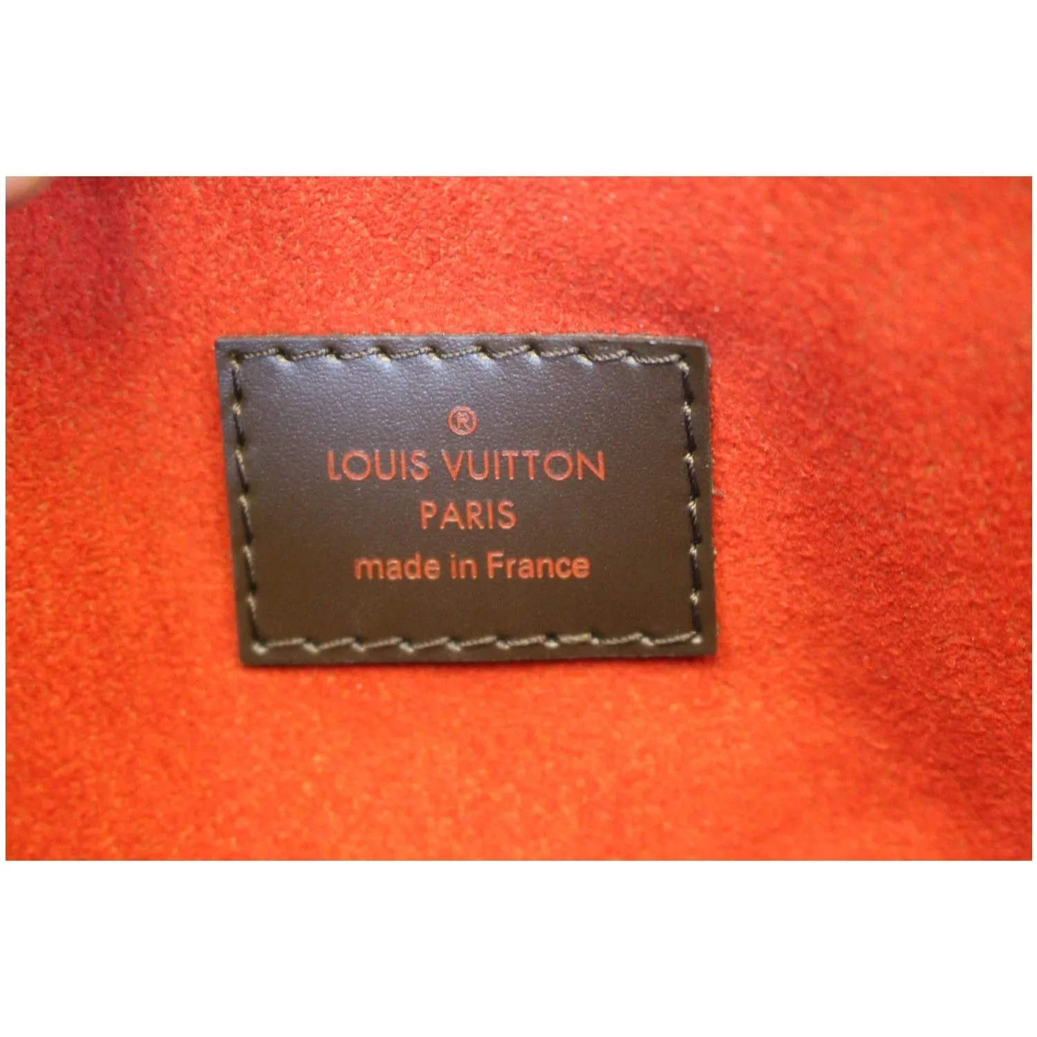 LOUIS VUITTON Trevi PM Damier Ebene Shoulder Bag Brown