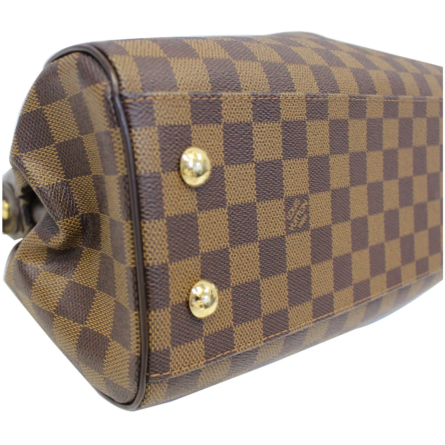 LOUIS VUITTON Trevi PM Damier Ebene Shoulder Bag Brown