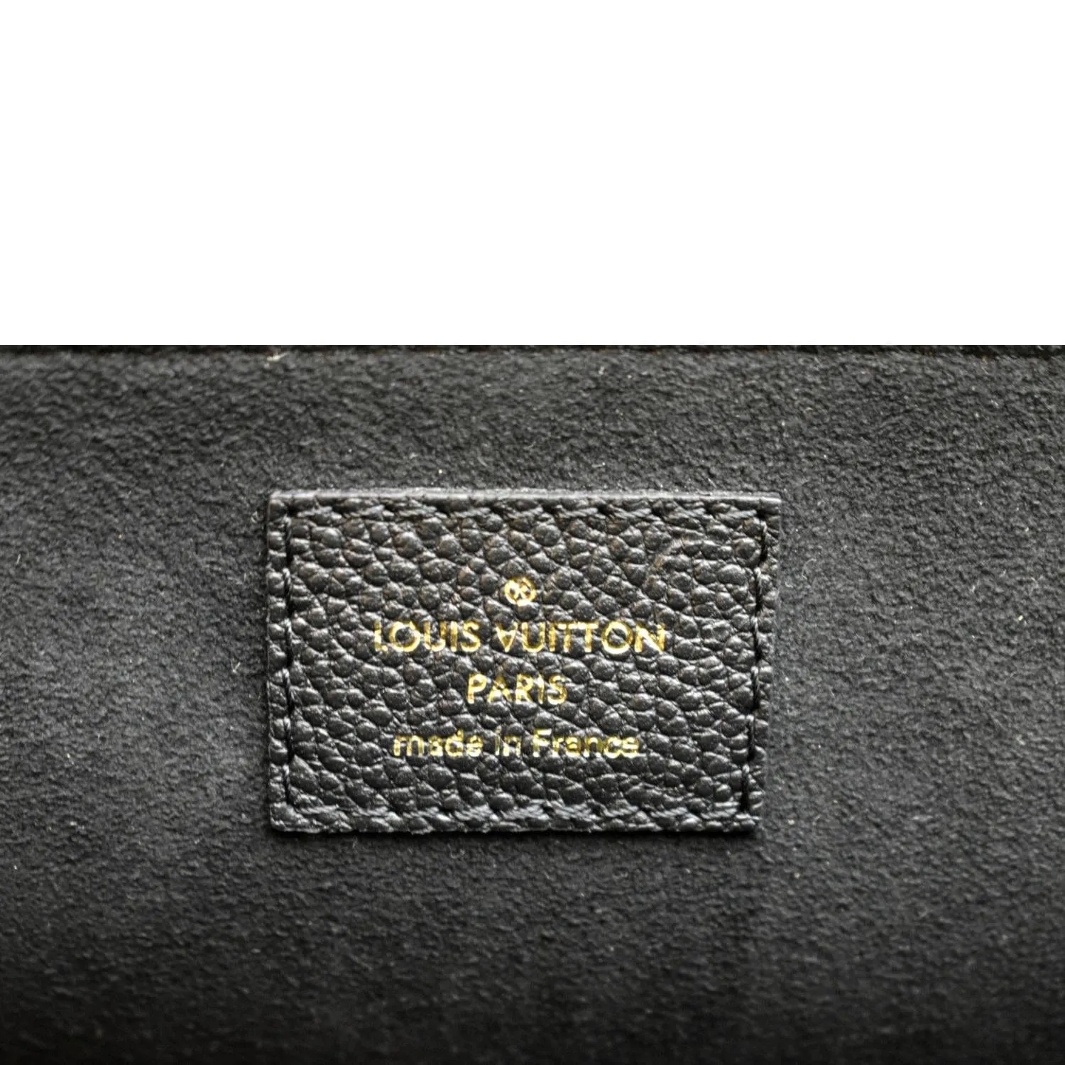 LOUIS VUITTON Vavin PM Monogram Empreinte Leather Shoulder Bag Black  - New Year Deals
