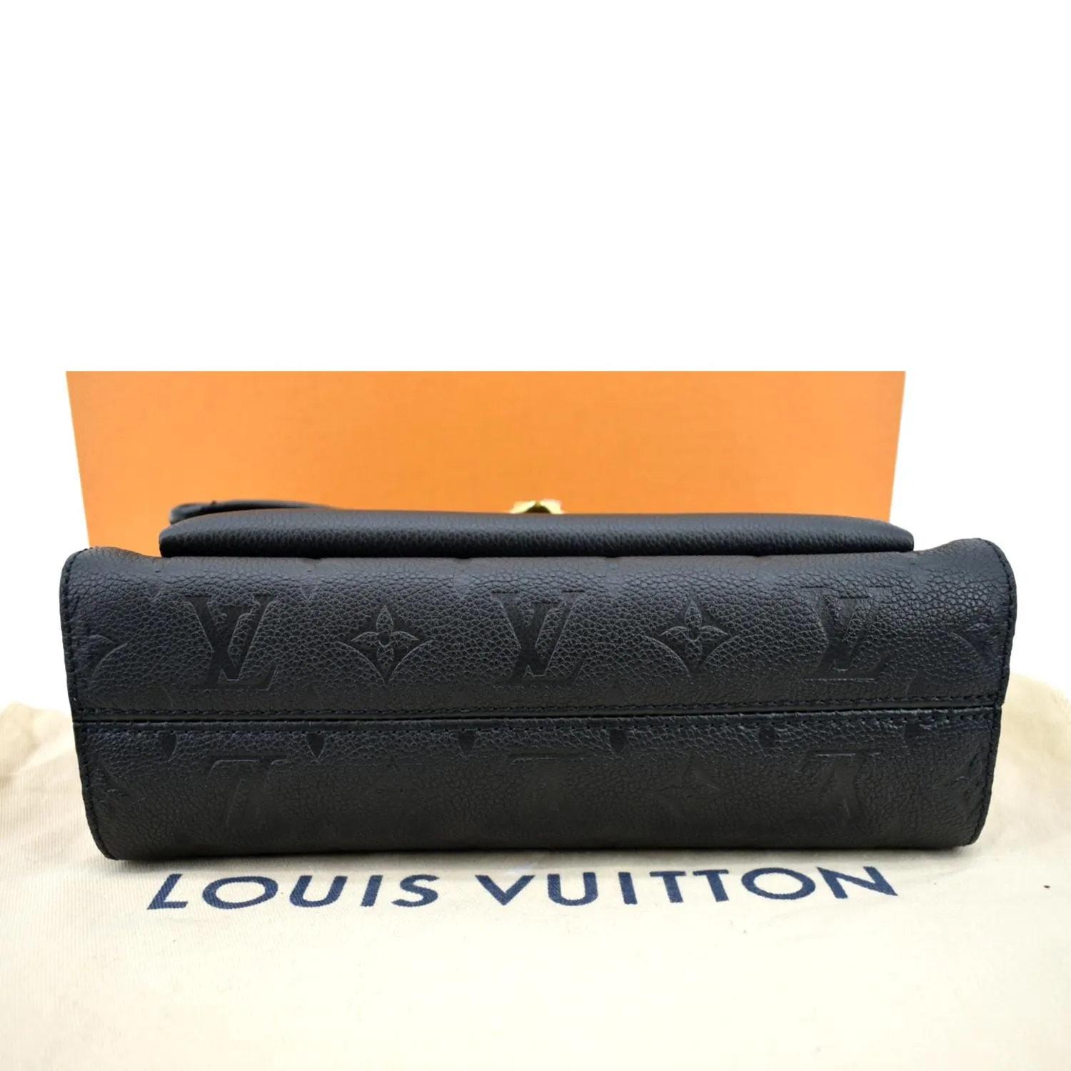 LOUIS VUITTON Vavin PM Monogram Empreinte Leather Shoulder Bag Black  - New Year Deals