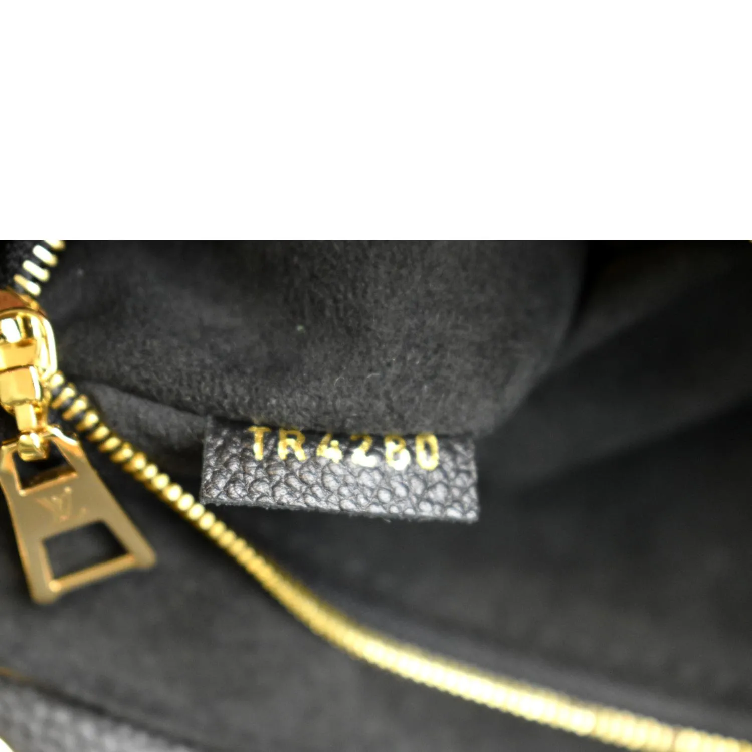LOUIS VUITTON Vavin PM Monogram Empreinte Leather Shoulder Bag Black  - New Year Deals
