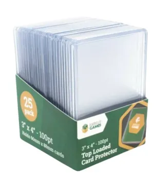 LPG Top Loader Card Protector 3"x 4" 100pt