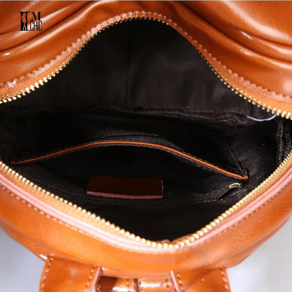 <bold>Fashion Backpack <br>Genuine-Leather