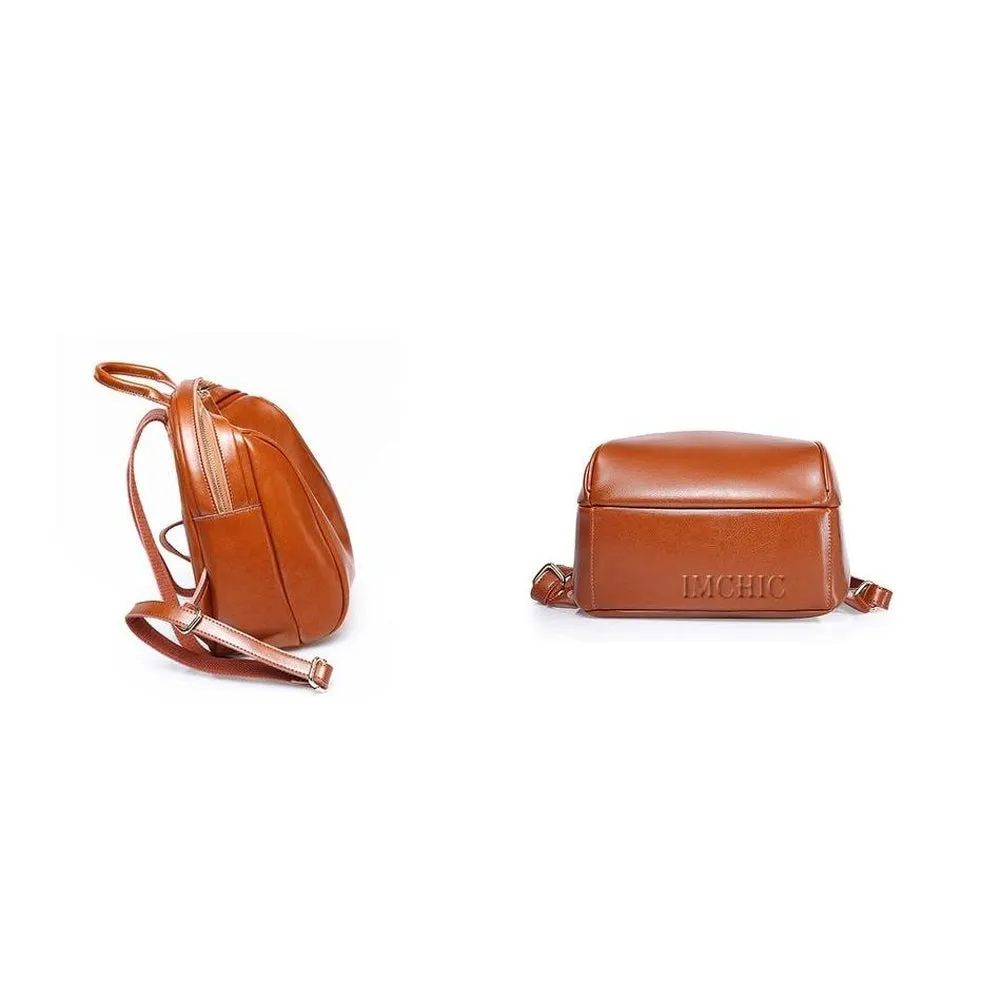 <bold>Fashion Backpack <br>Genuine-Leather