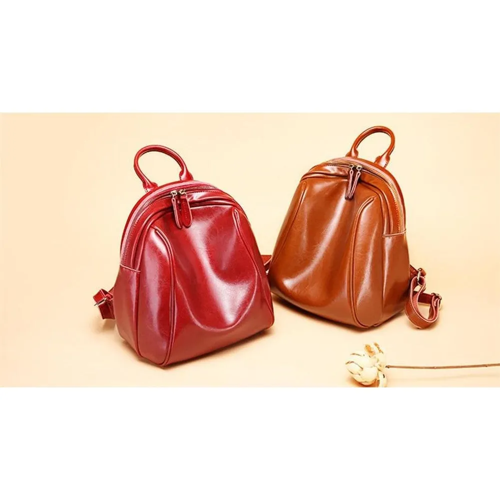 <bold>Fashion Backpack <br>Genuine-Leather