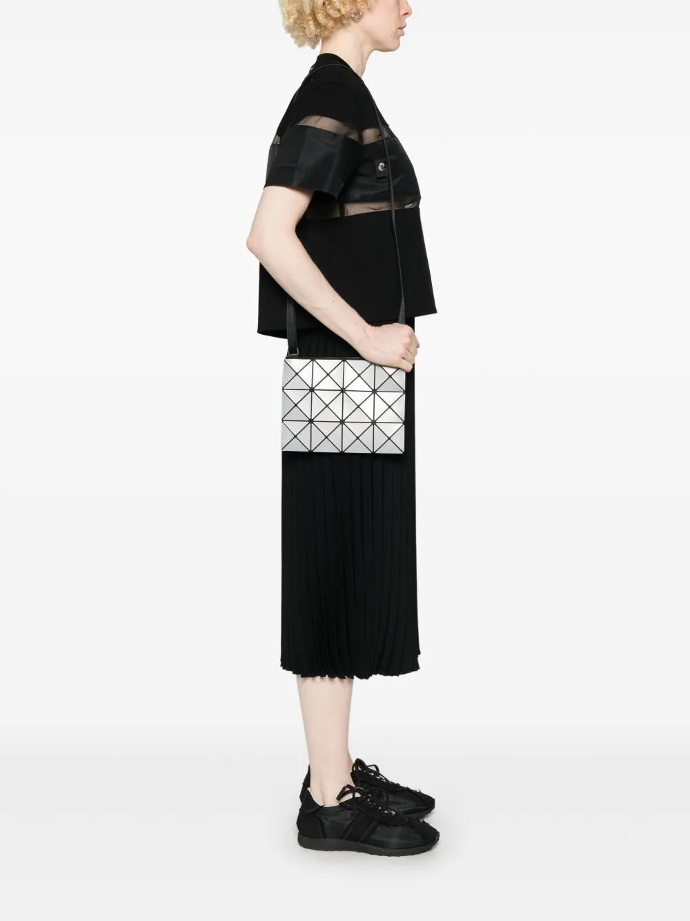Lucent color crossbody bag