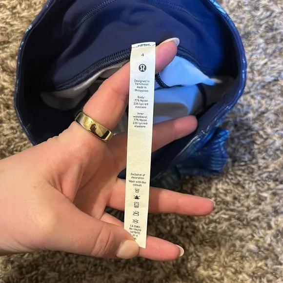 Lululemon Invigorate High-Rise Biker Short Size 4