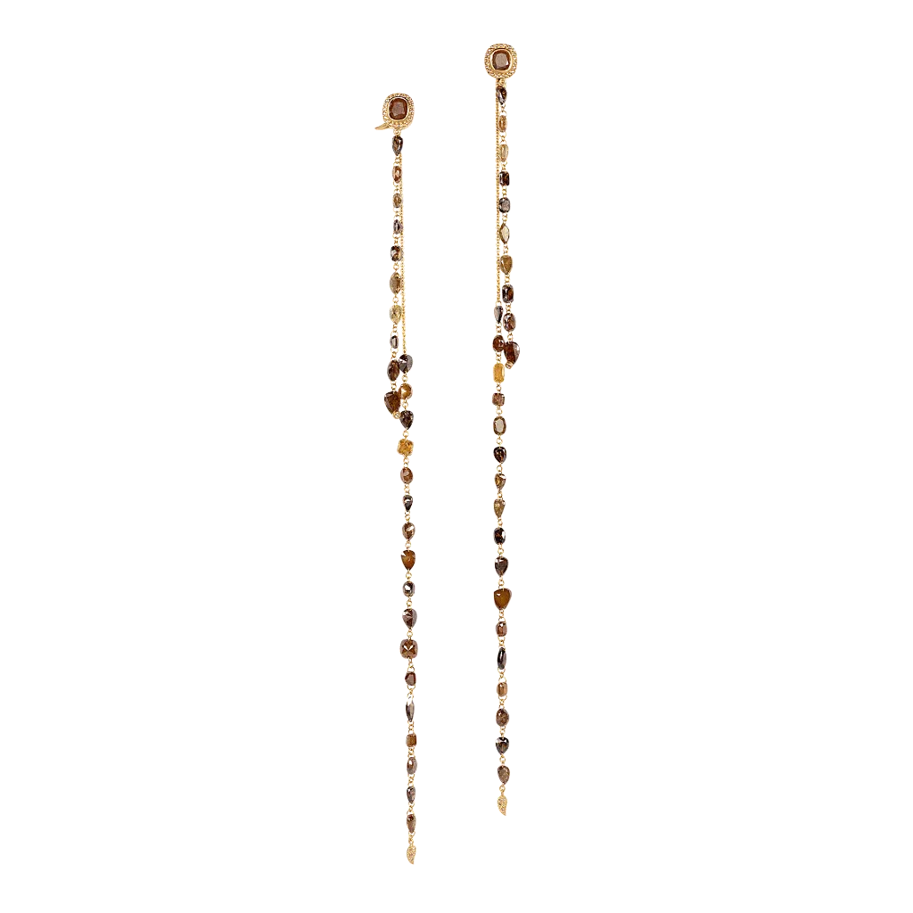 Luminosity Multi Color Diamond Detachable Drop Earring