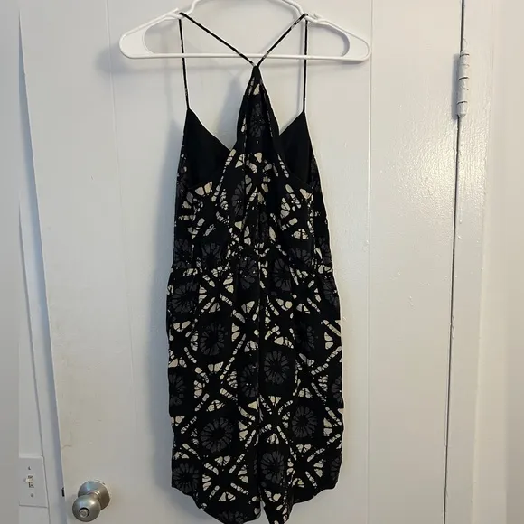 Madewell Pattern Print Mini Silk Dress‎ Beautiful Classy Outfit Racerback Strap