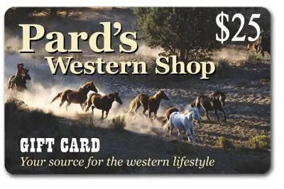 Mailed Gift Card ($25-$100)