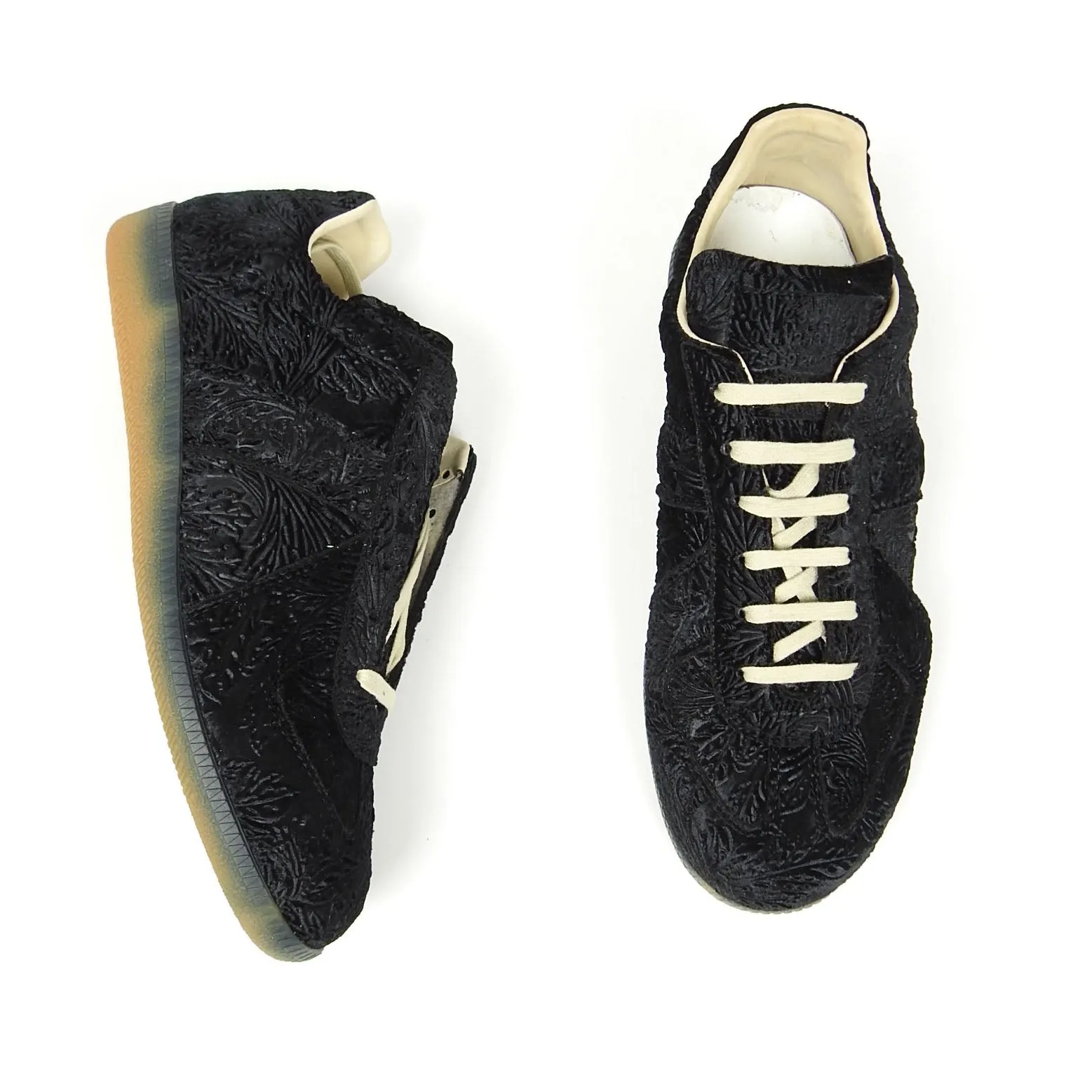 Maison Margiela Black Patterned Replica GAT Size 41