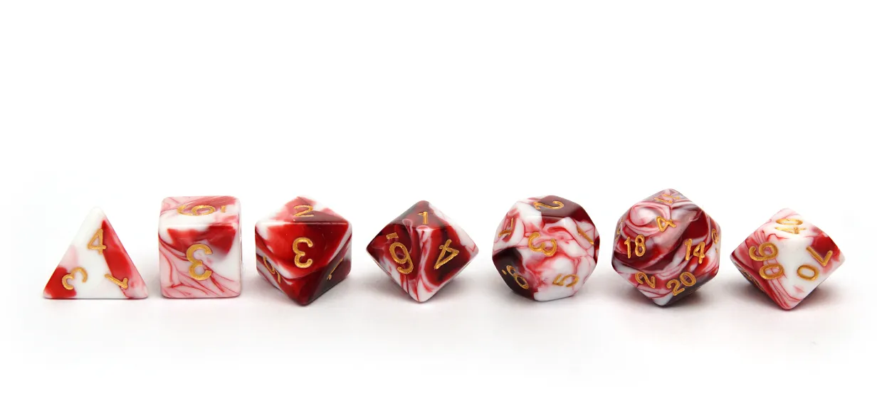 Marble Dice | Strawberry Cream