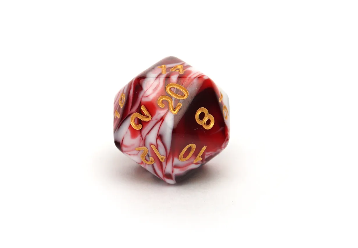 Marble Dice | Strawberry Cream