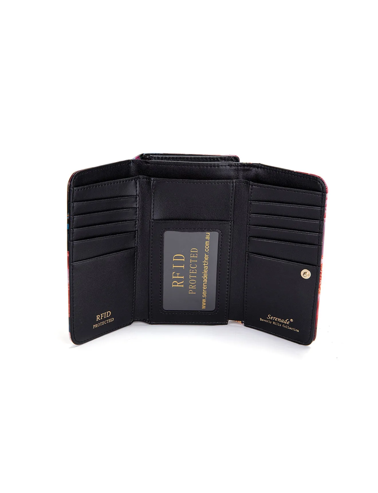 MARGUERITE MED LEATHER RFID WALLET- WSF1402