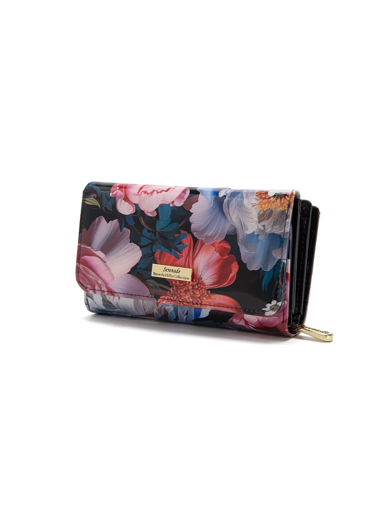MARGUERITE MED LEATHER RFID WALLET- WSF1402