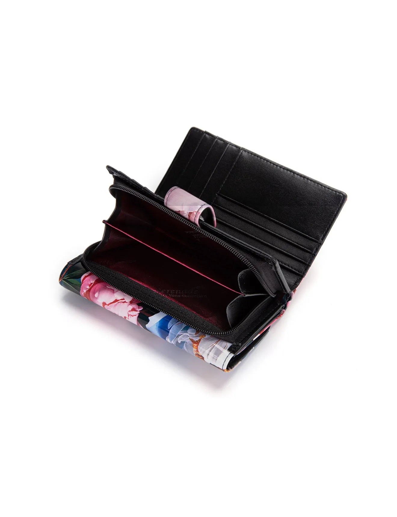 MARGUERITE MED LEATHER RFID WALLET- WSF1402