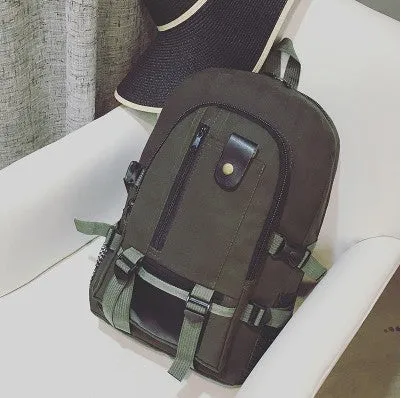 Men Canvas Large Backpack